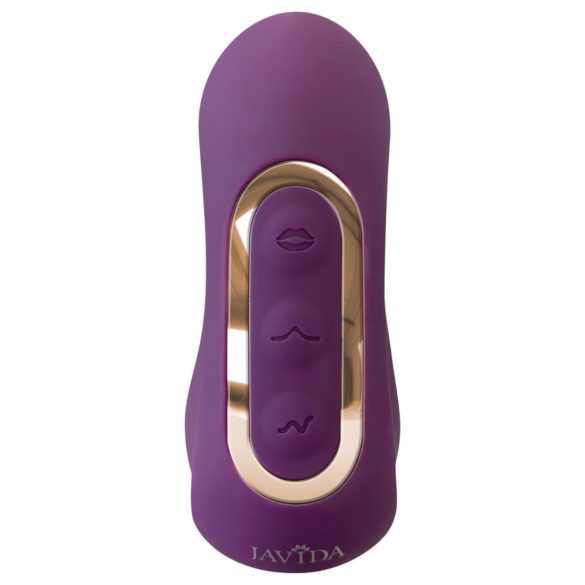 Javida - Vibrador estimulador de clítoris 4 en 1 - silicona lila