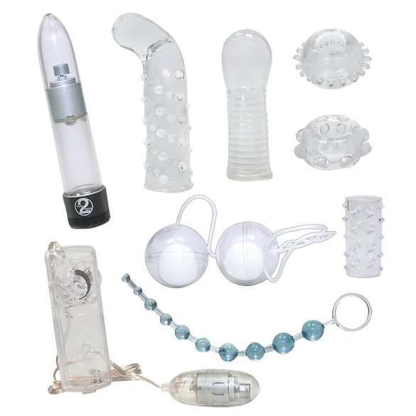 Kit cristalino - set vibrador (9 piezas)
