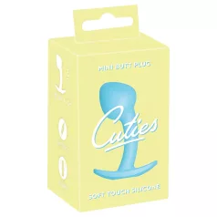 Cuties Mini Butt Plug - plug anal de silicona (azul, 2,6 cm)