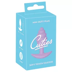 Plug anal Mini Cuties - plug anal de silicona (lila, 2,8 cm)