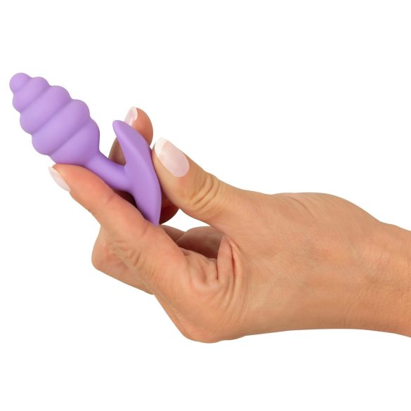 Cuties - plug anal mini - silicona - lila - 2,8 cm
