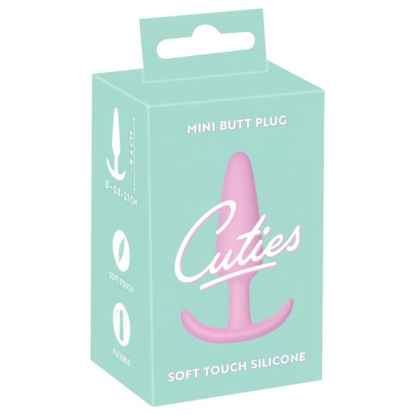 Mini Plug Anal Cuties - silicona rosa (2.1cm)