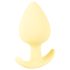 Cuties Mini Plug Anal - silicona amarillo (3,1cm)