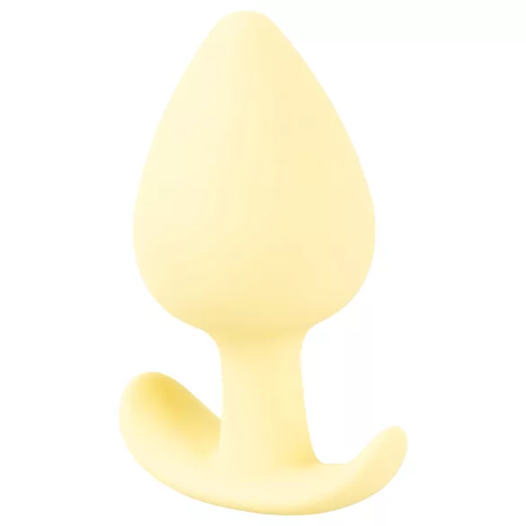 Cuties - plug anal pequeño - silicona amarilla - 3,1 cm