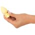 Cuties Mini Plug Anal - silicona amarillo (3,1cm)
