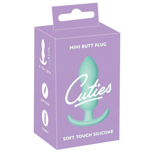 Cuties Mini Plug Anal - silicona menta (2,3cm)