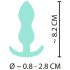 Cuties Mini Plug Anal - silicona menta (2,3cm)