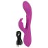 Javida Thumping Rabbit - Vibrador lila con 3 motores y brazo para clítoris