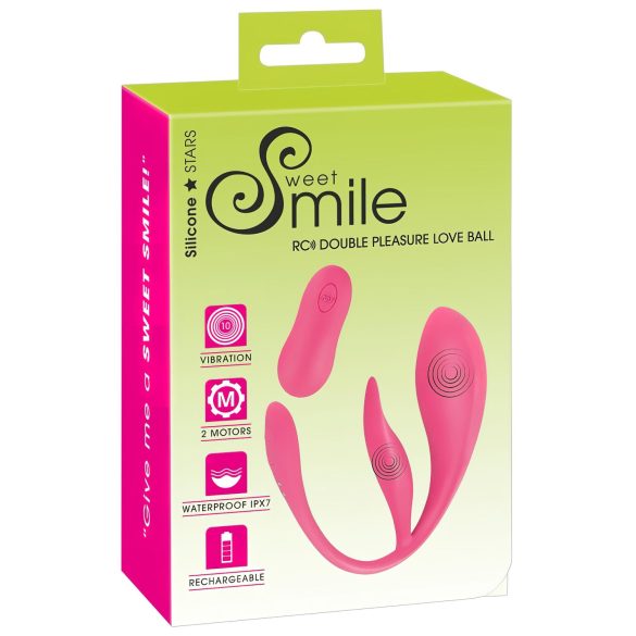 SMILE - Huevo vibrador inalámbrico y con radio (rosa)