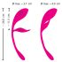 SMILE - Huevo vibrador inalámbrico y con radio (rosa)