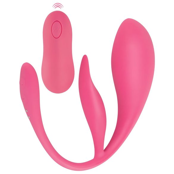 SMILE - huevo vibrador recargable con control remoto - silicona rosa