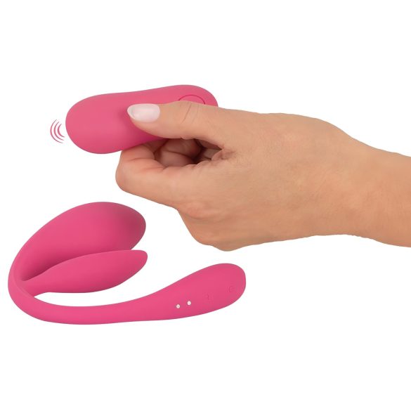 SMILE - huevo vibrador recargable con control remoto - silicona rosa