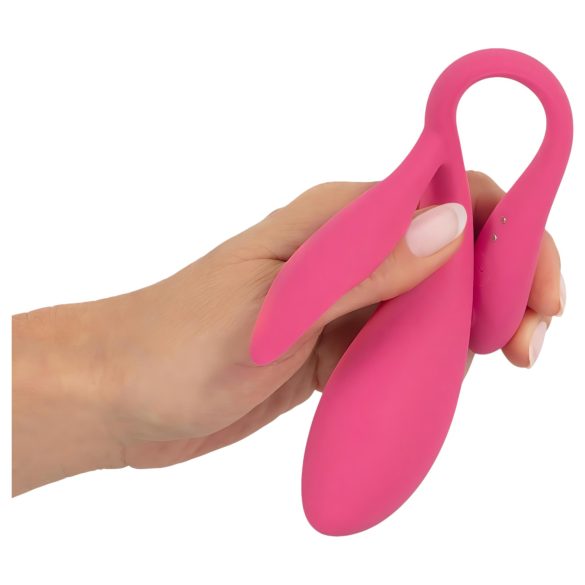SMILE - huevo vibrador recargable con control remoto - silicona rosa
