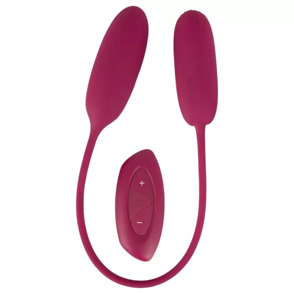 Smile Love Egg Duo - huevo vibrador doble - anal y vaginal - control remoto