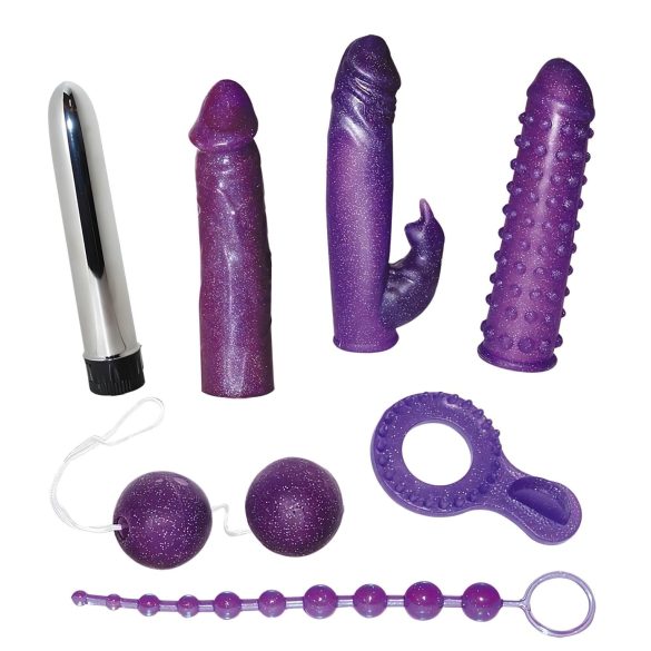You2Toys - Set vibrador con brillos (7 piezas)