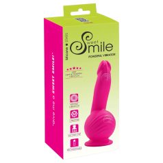   SMILE Powerful - vibrador recargable con doble motor y ventosas (rosa)