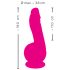 SMILE Powerful - vibrador recargable con doble motor y ventosas (rosa)