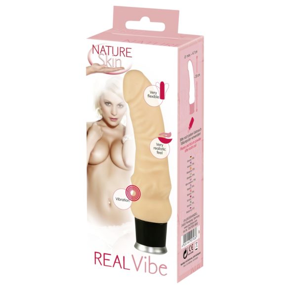 Nature Skin - Vibrador realista - textura suave - color piel