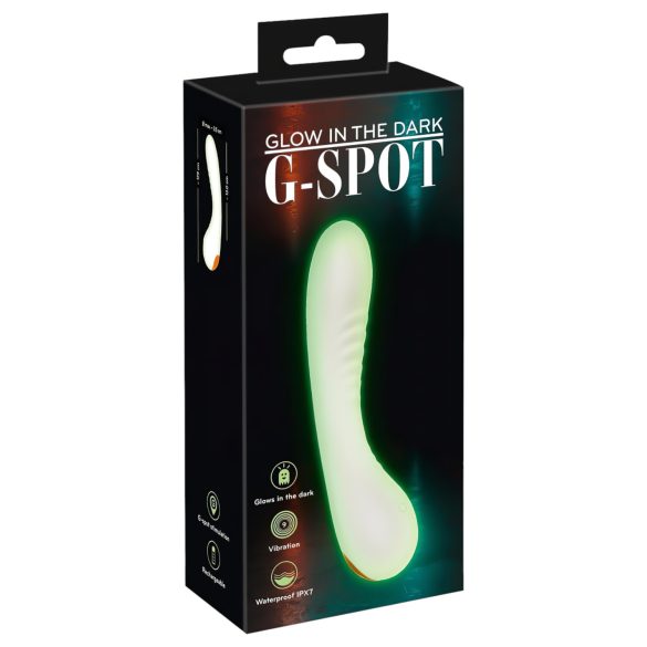 You2Toys Brillo Nocturno - Vibrador Punto G Fosforescente (Blanco)