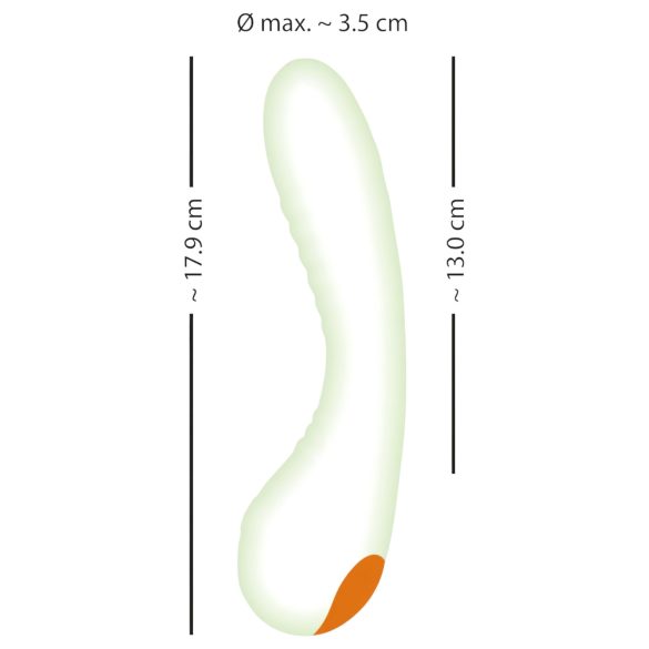 You2Toys - Vibrador punto G - brilla en la oscuridad - blanco