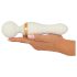 You2Toys Brilla en la oscuridad - vibrador masajeador (blanco)