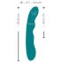 SMILE - Vibrador rotativo G-Spot recargable e impermeable (verde)