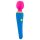 Vibrador recargable y sumergible de colores.