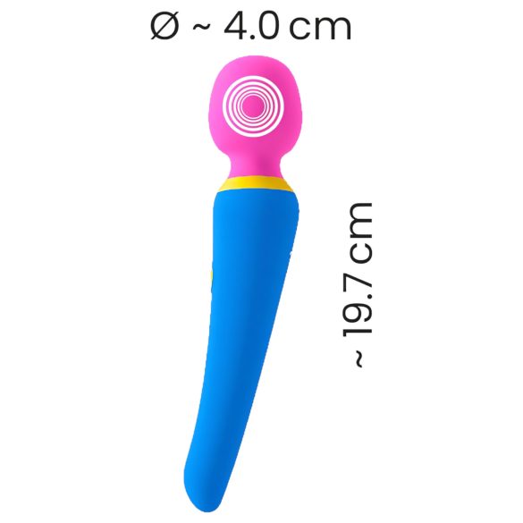 You2Toys - vibrador masajeador recargable impermeable - multicolor