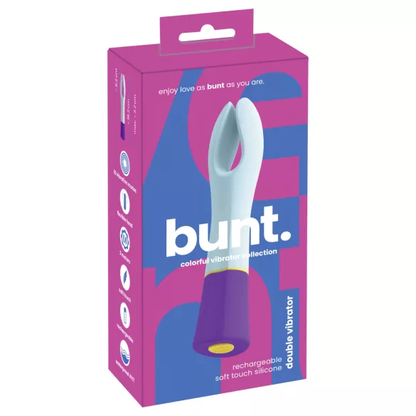 You2Toys - vibrador recargable impermeable doble motor silicona multicolor