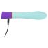 Vibrador doble motor, recargable y colorido, totalmente impermeable.