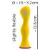 You2Toys bunt. - vibrador anal recargable impermeable (amarillo)