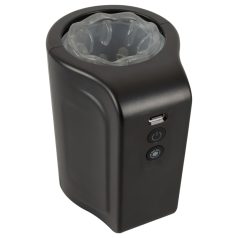 Rebel - masturbador giratorio impermeable (negro)