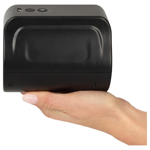 Rebel - masturbador rotativo impermeable - silicona negra