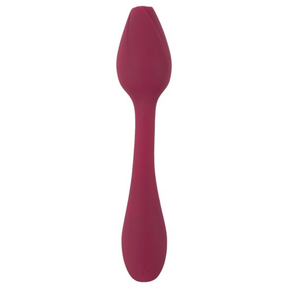 You2Toys Rosenrot - vibrador flexible punto G - silicona roja