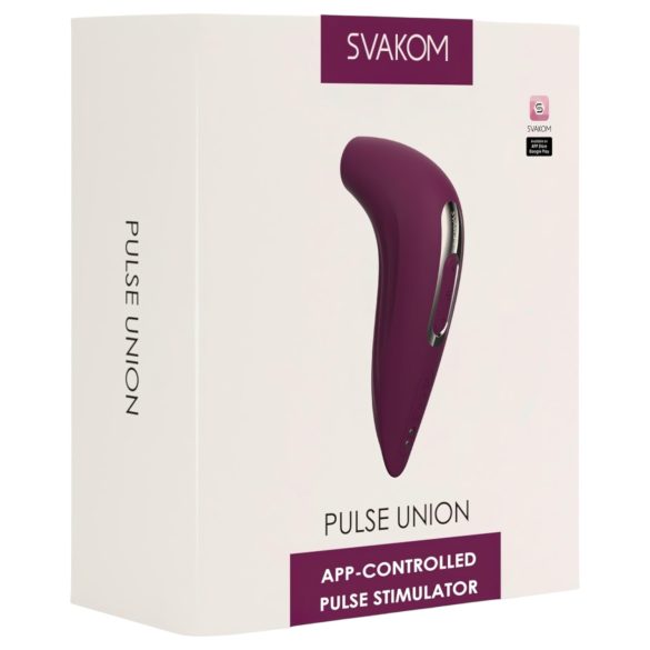 Svakom Pulse Union - succionador de clítoris inteligente - silicona lila