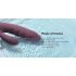 Svakom Avery - Vibrador recargable con empuje y estimulador de clítoris (lila)