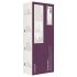 Svakom Avery - Vibrador recargable con empuje y estimulador de clítoris (lila)