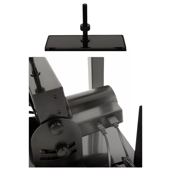 The Banger Sit-On-Climaxer - máquina sexual eléctrica negra