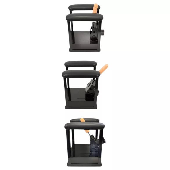 The Banger Sit-On-Climaxer - máquina sexual eléctrica negra