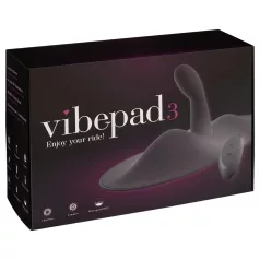  VibePad 3 - cojín vibrador recargable control remoto punto G - silicona negra
