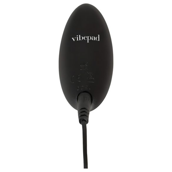 VibePad 3 - cojín vibrador recargable control remoto punto G - silicona negra