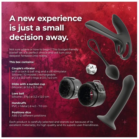 Magic Shiver Together - set sexual para parejas - 5 piezas