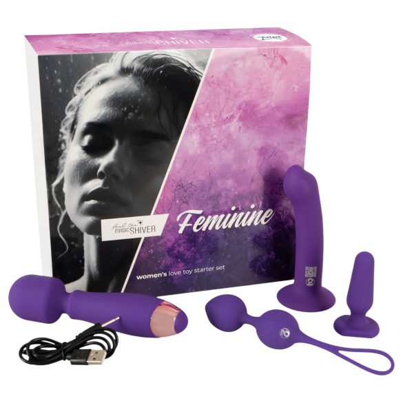 Magic Shiver Femenino - kit sexual para mujeres (4 piezas)