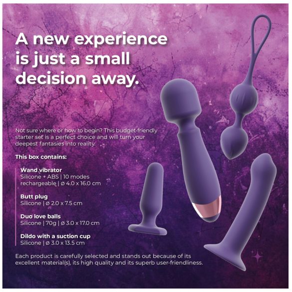 Magic Shiver Feminine - kit sexual para mujer - set 4 piezas