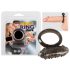 You2Toys - anillo vibrador de silicona - negro