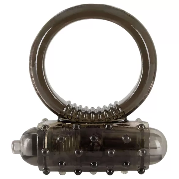 You2Toys - anillo vibrador de silicona para pene - negro