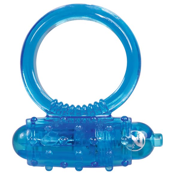 You2Toys - anillo vibrador para pene - silicona - azul