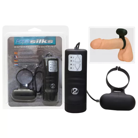 Anillo vibrador negro