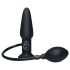 You2Toys True Black - inflable vibrador anal (negro)