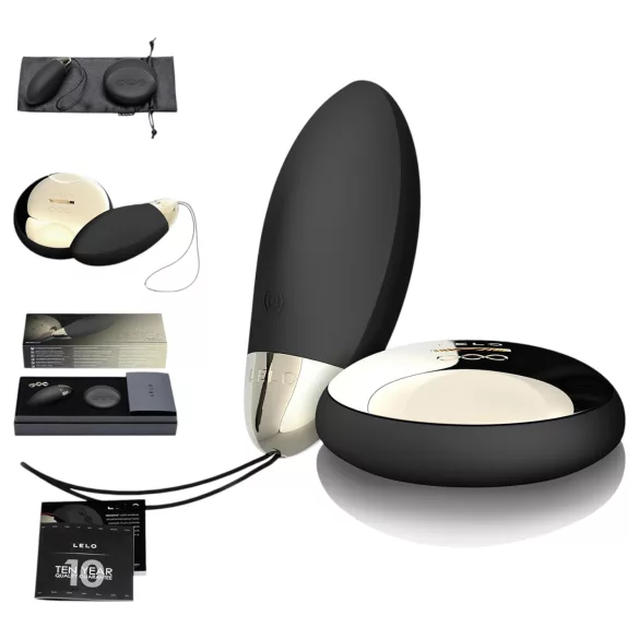LELO Lyla 2 - huevo vibrador portátil con mando a distancia (negro)